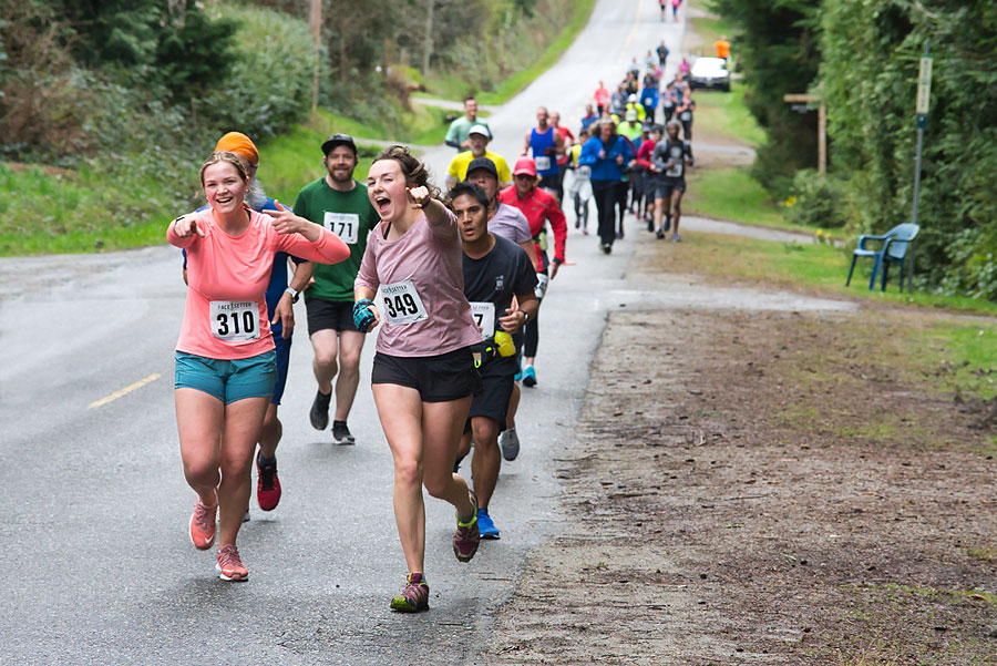 Having fun on course. Photo by Keith Dunn